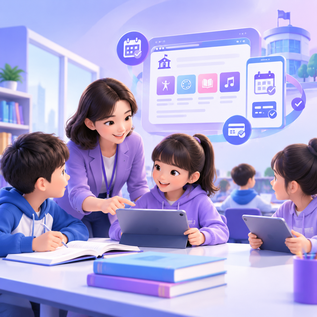 少年宫课程报名缴费系统场景图